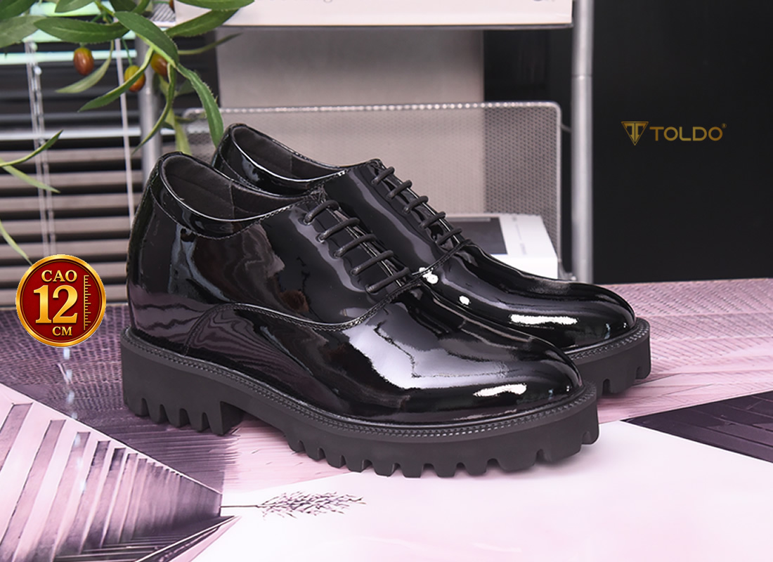 Giày nam cao 12cm siêu nhẹ da thật 2